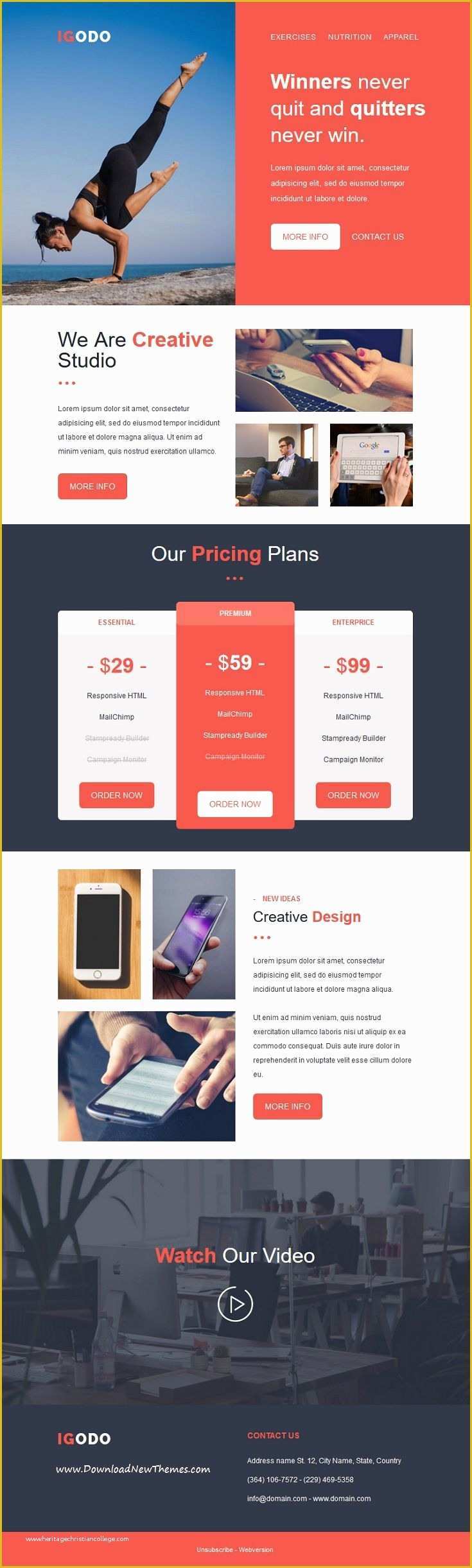 Free Responsive Email Template Mailchimp Of Best 25 Mailchimp Newsletter Templates Ideas On Pinterest