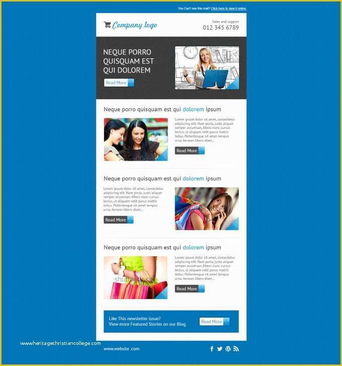 Free Responsive Email Template Mailchimp Of Design A Responsive Mailchimp Template by Mustafiz Eps