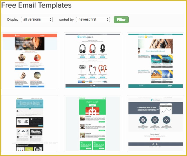 Free Responsive Email Template Mailchimp Of Free Mailchimp Templates 900 Responsive Email to Help You
