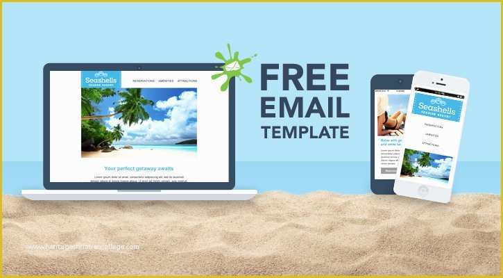 Free Responsive Email Template Mailchimp Of Grab “seashells ” V2 0 Of Our Free Responsive Email Template