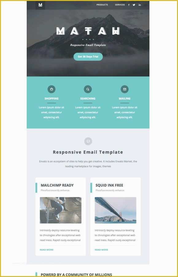 Free Responsive Email Template Mailchimp Of Mailchimp Email Templates Picture 62 Great Free Mailchimp