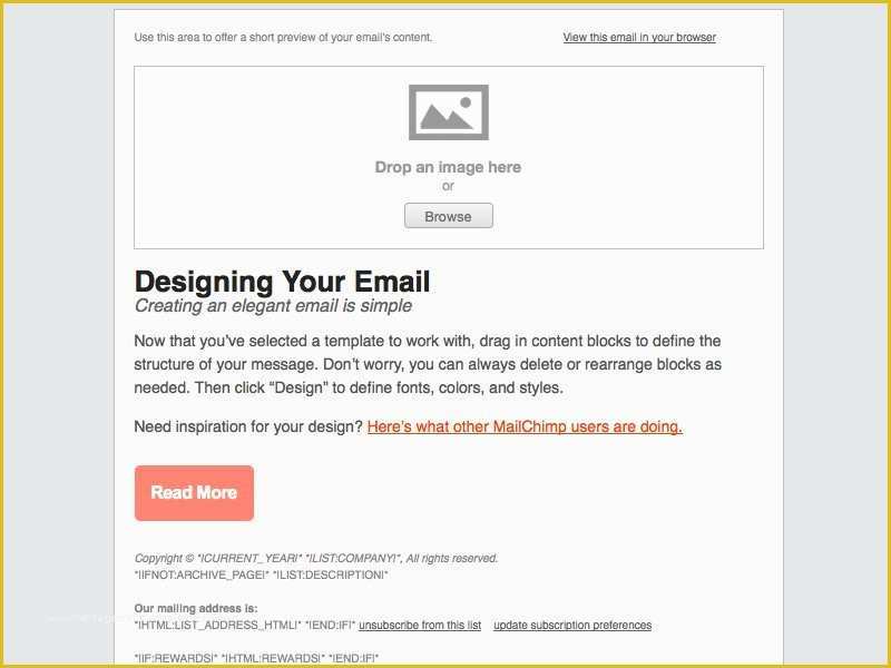 Free Responsive Email Template Mailchimp Of Mailchimp Pricing Chart