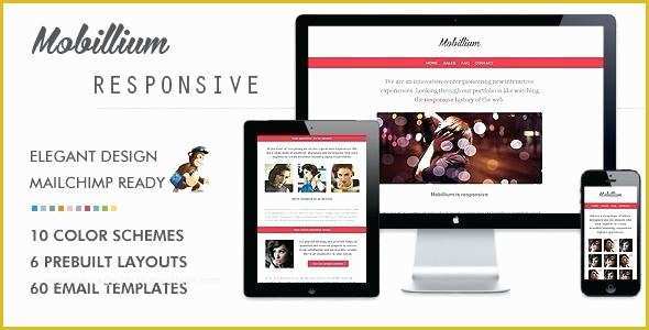 Free Responsive Email Template Mailchimp Of Responsive Email Template 5 Newsletter Templates