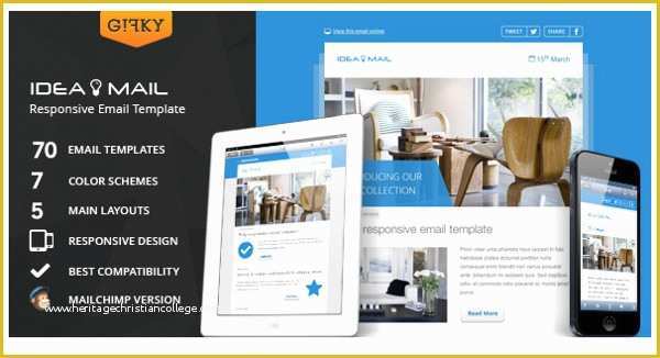 Free Responsive Email Templates 2017 Of 6 Responsive E Mail Templates