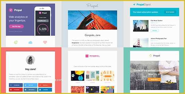 Free Responsive Email Templates 2017 Of Propel 6 Responsive Email Templates themekeeper