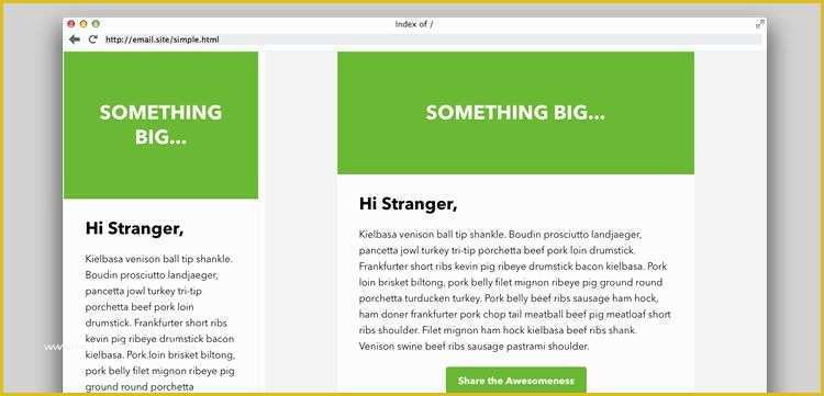 Free Responsive Email Templates 2017 Of Responsive Email Template