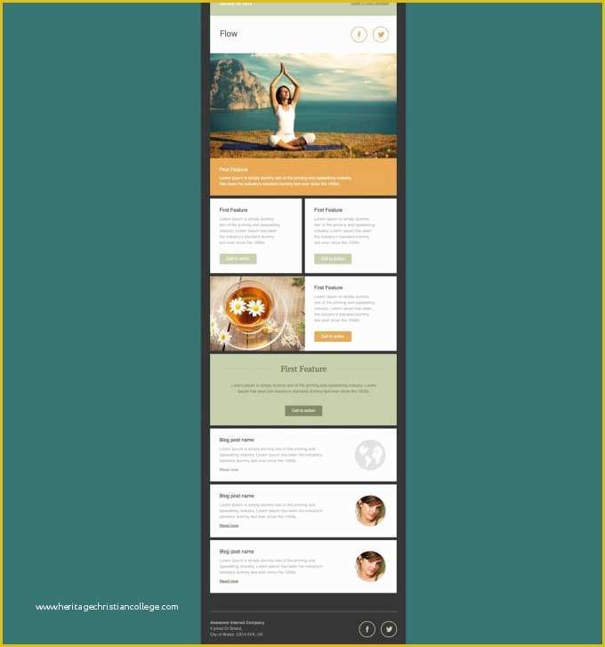 Free Responsive Mailchimp Templates Of Design Editable Responsive Mailchimp Template by Minahmmas