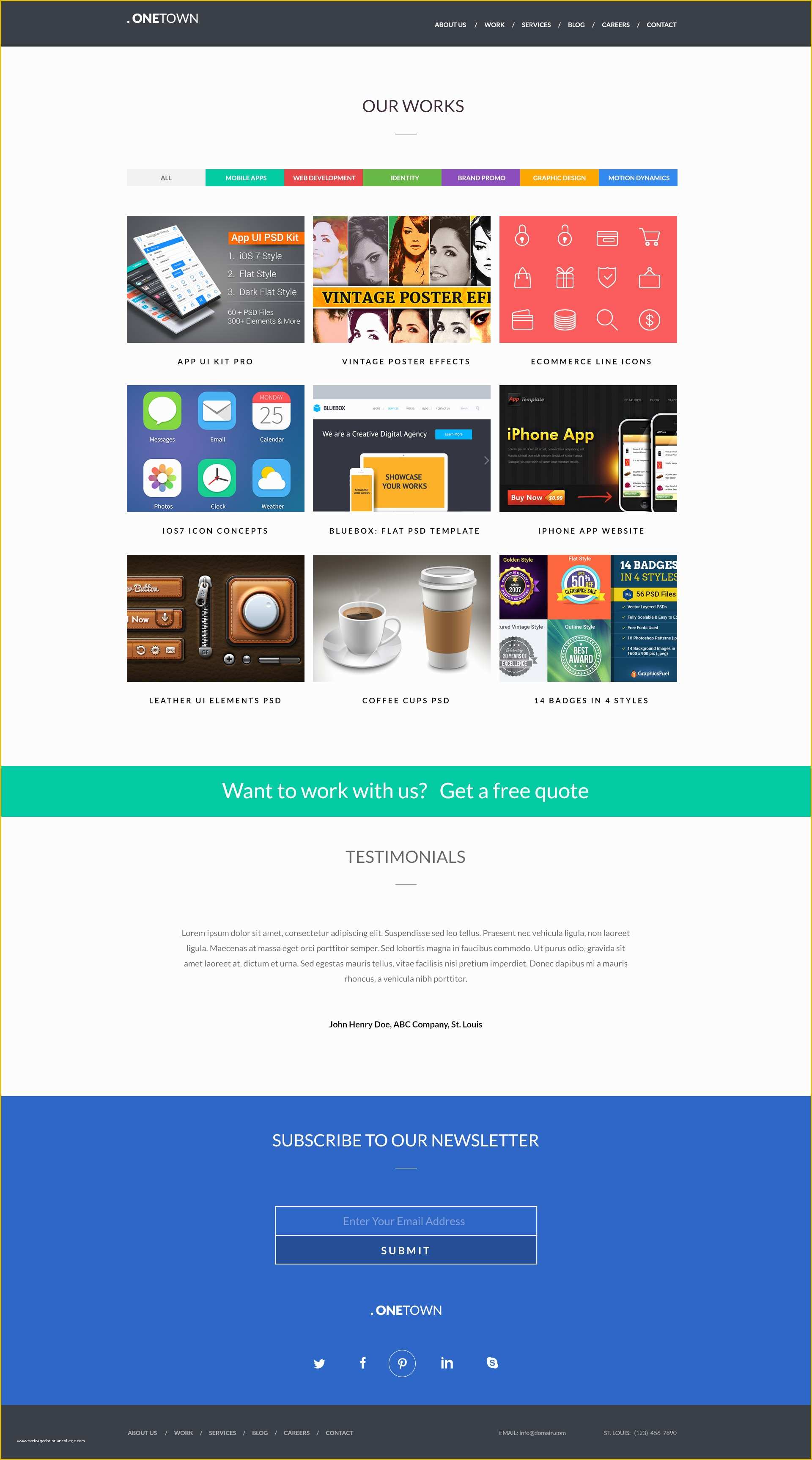 Free Responsive Portfolio Website Templates Of Free Responsive Website Psd Templates Graphicsfuel