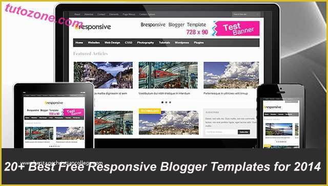 Free Responsive Templates Of 25 Best Free Responsive Blogger Templates for 2014