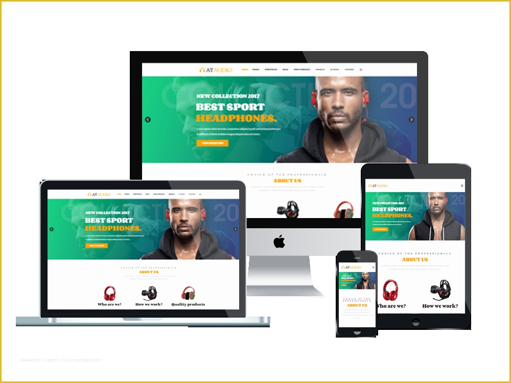 Free Responsive Templates Of at Audio – Free Responsive Audio Website Template Age themes