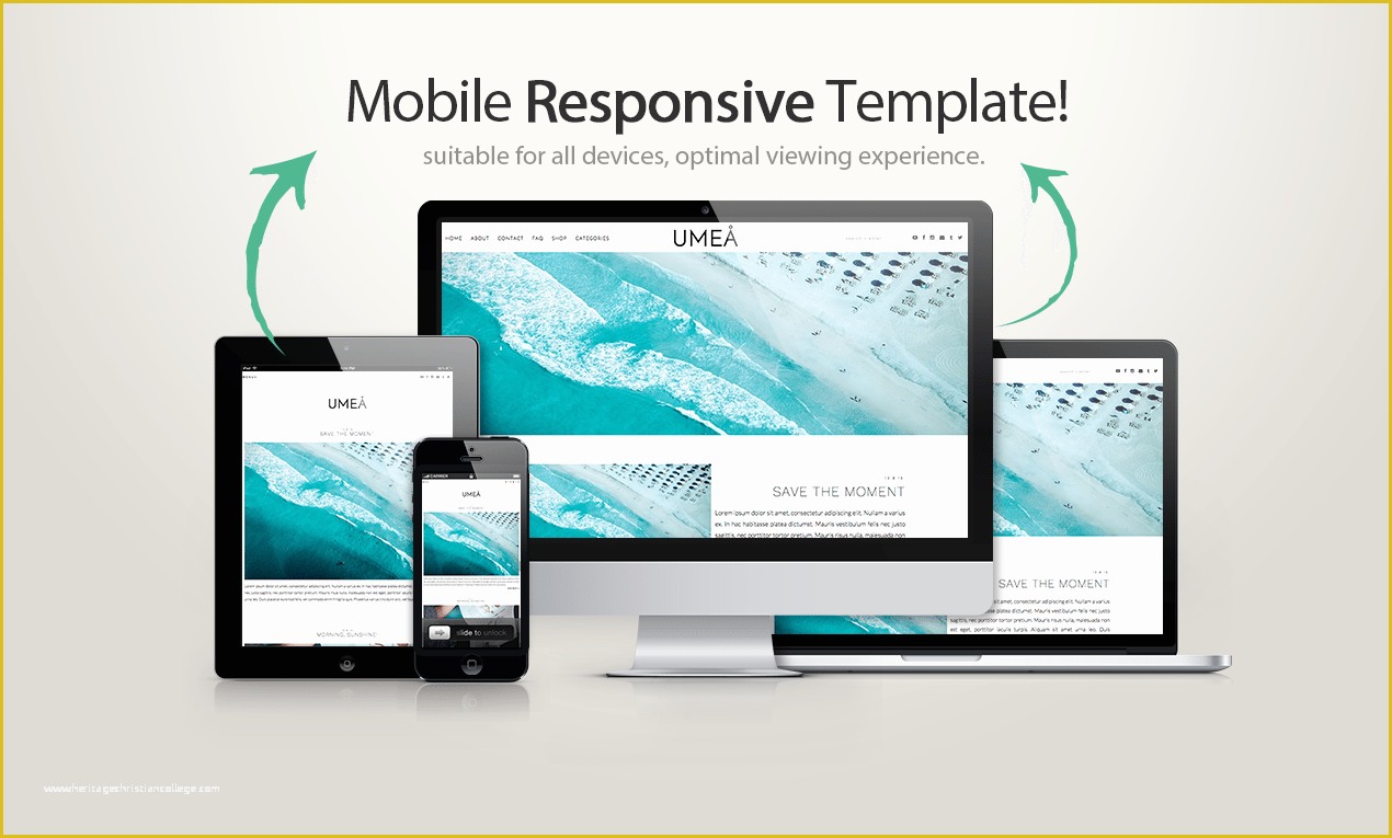 Free Responsive Templates Of Blogger Template Umea