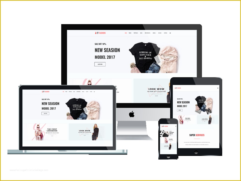 Free Responsive Templates Of Et Fashion – Free Responsive Fashion Website Template