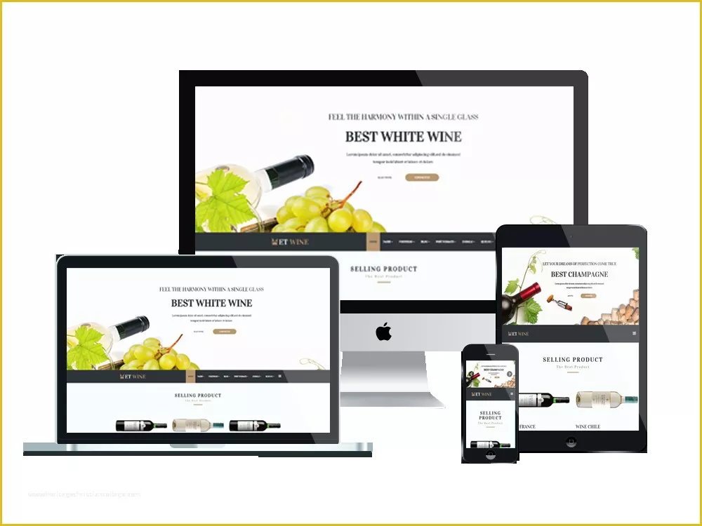 Free Responsive Templates Of Et Wine – Free Responsive Wine Joomla Template