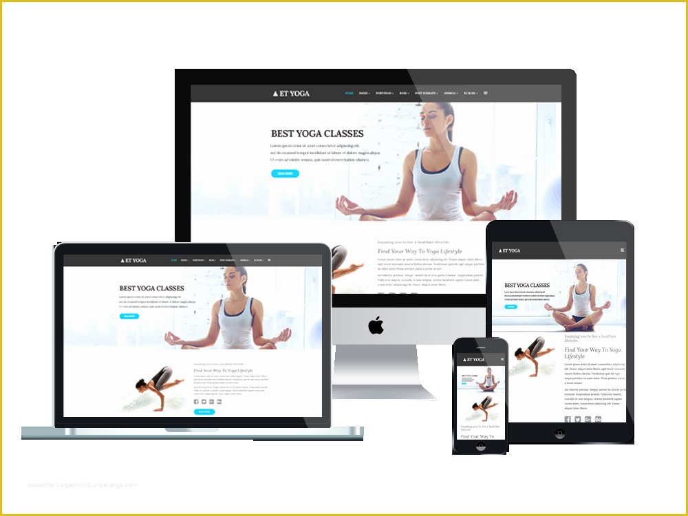 Free Responsive Templates Of Et Yoga – Free Responsive Yoga Joomla Template