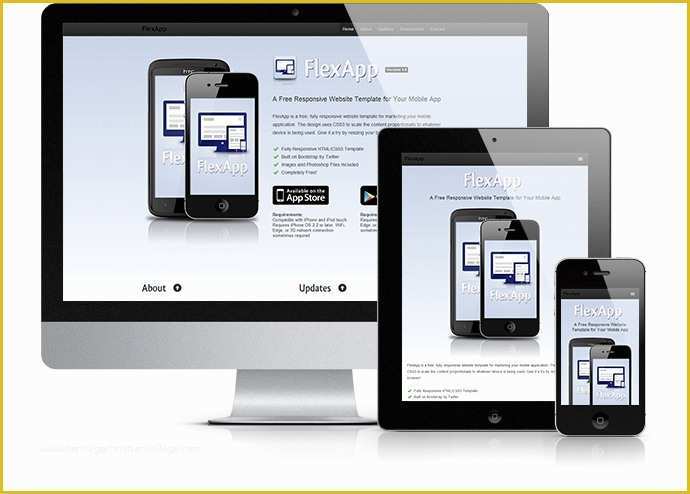Free Responsive Web Templates Of 24 Free Responsive Website HTML Templates