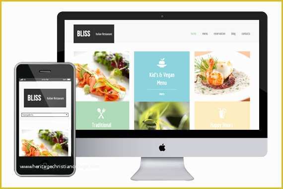 Free Responsive Web Templates Of Bliss Responsive HTML5 themes