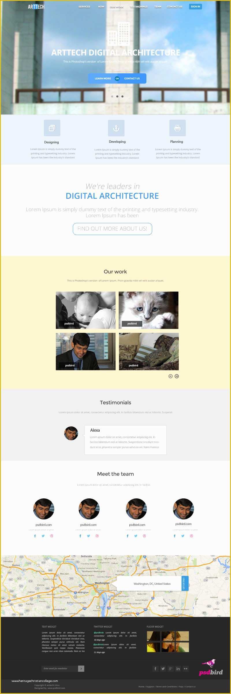Free Responsive Web Templates Of Free Responsive Web Template Psd