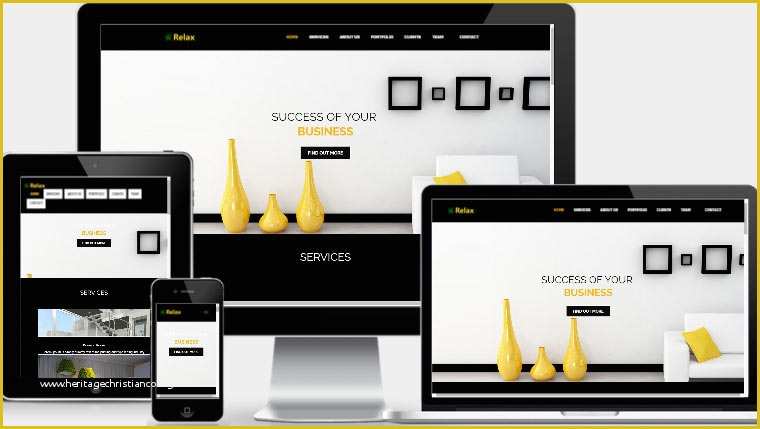 Free Responsive Website Templates Of Best Interior Design Websites Download Free Webthemez