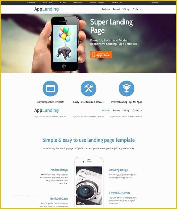 Free Responsive Website Templates Of Free Responsive HTML5 Css3 Website Templates – Level Up