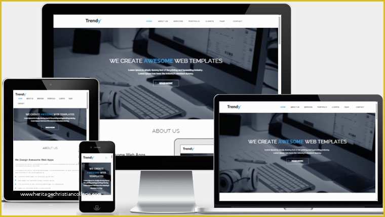 Free Responsive Website Templates Of Free Responsive Website Template Webthemez