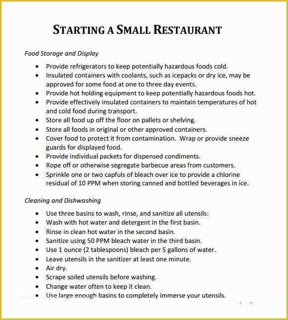 Free Restaurant Business Plan Template Of 32 Free Restaurant Business Plan Templates In Word Excel Pdf