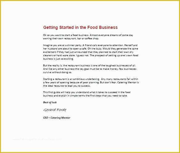 Free Restaurant Business Plan Template Pdf Of Example Restaurant Business A In Highly Petitive