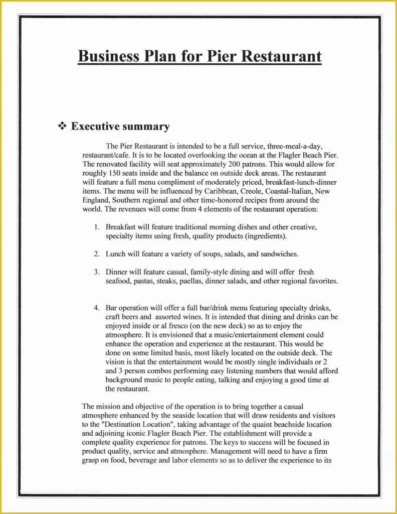 Free Restaurant Business Plan Template Pdf Of top 5 Resources to Get Free Restaurant Business Plan