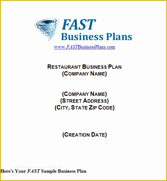 Free Restaurant Business Plan Template Word Of 32 Free Restaurant Business Plan Templates In Word Excel Pdf