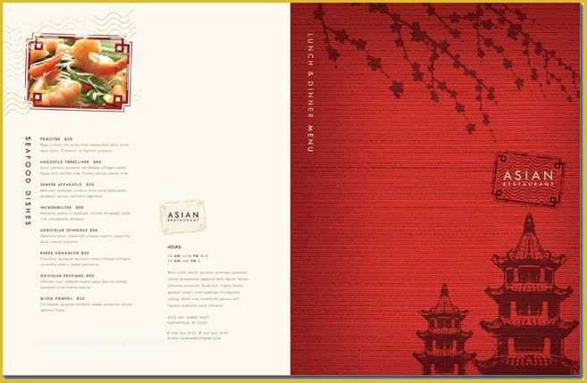 Free Restaurant Menu Templates for Word Of 12 Best Chinese Food Restaurant Menu Templates