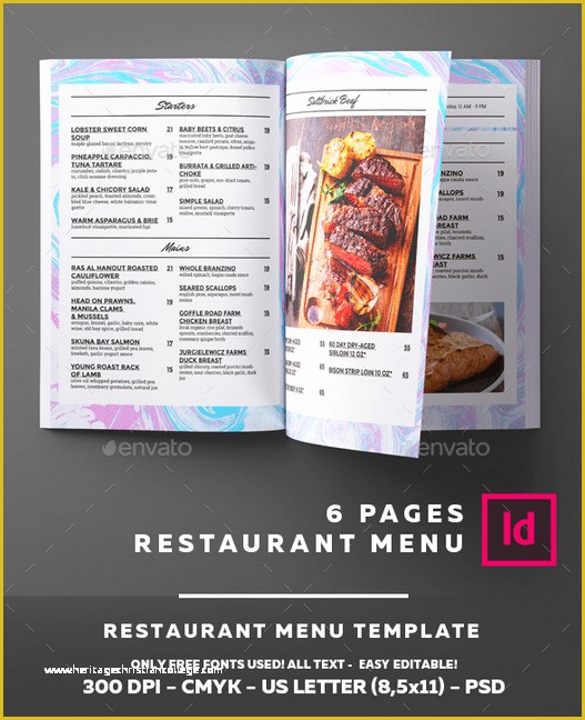 Free Restaurant Menu Templates for Word Of top 25 Free & Paid Restaurant Menu Templates