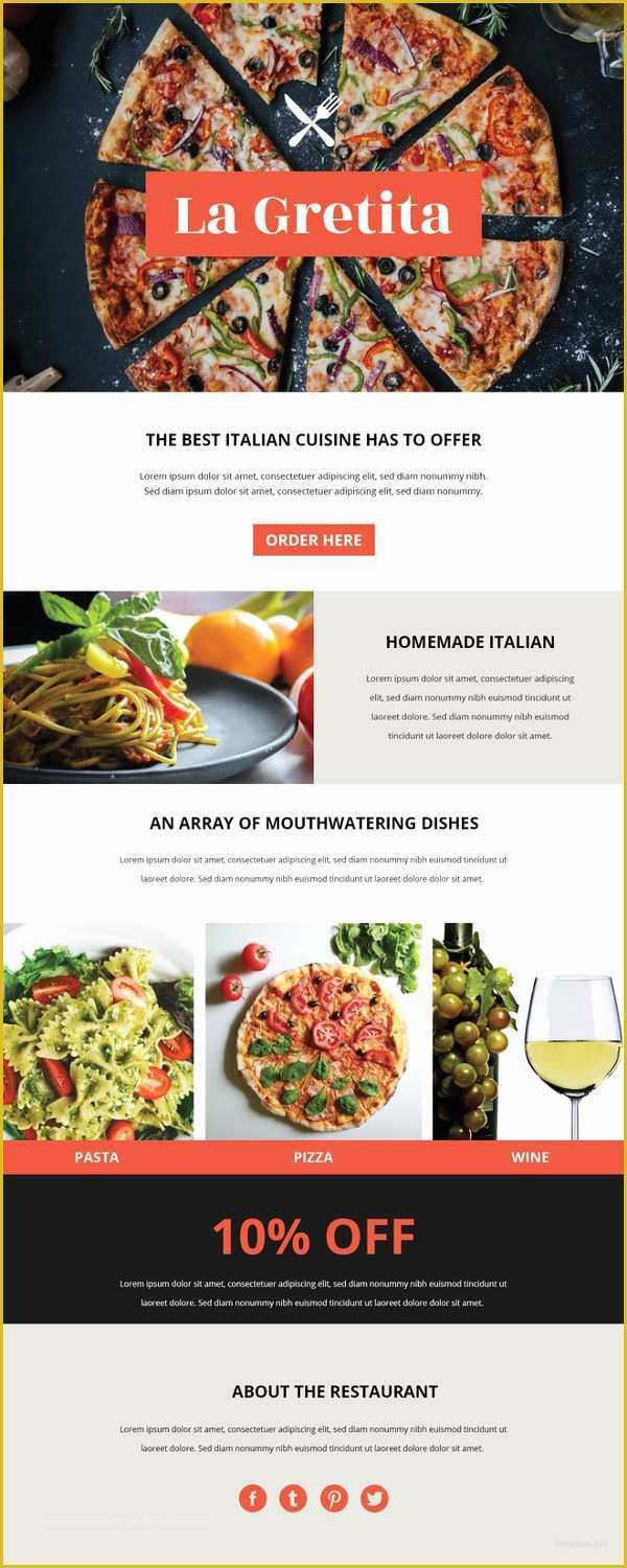 Free Restaurant Newsletter Templates Of 28 Newsletter Templates Word Pdf Publisher Indesign