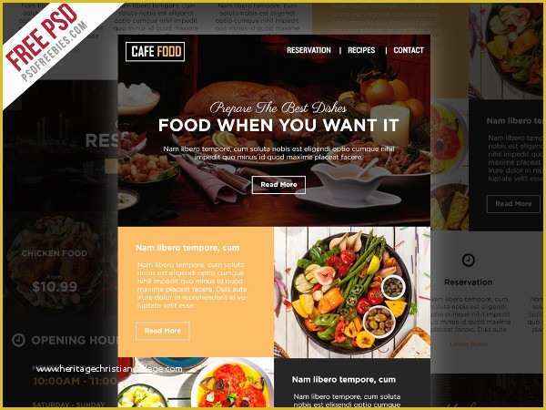 Free Restaurant Newsletter Templates Of 33 Free Newsletter Templates Free Psd Ai Vector Eps