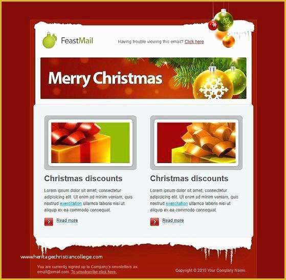 Free Restaurant Newsletter Templates Of Christmas Newsletter Template