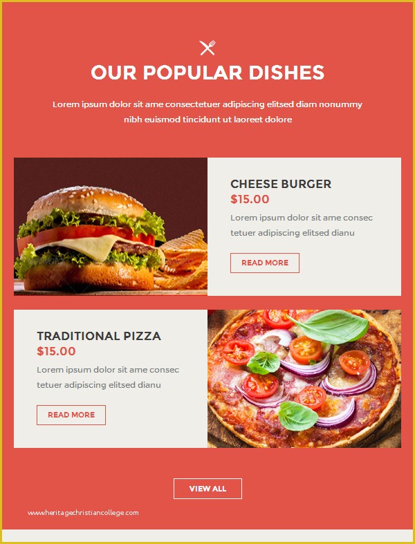 Free Restaurant Newsletter Templates Of Restaurant Newsletter Template Free Website Template with