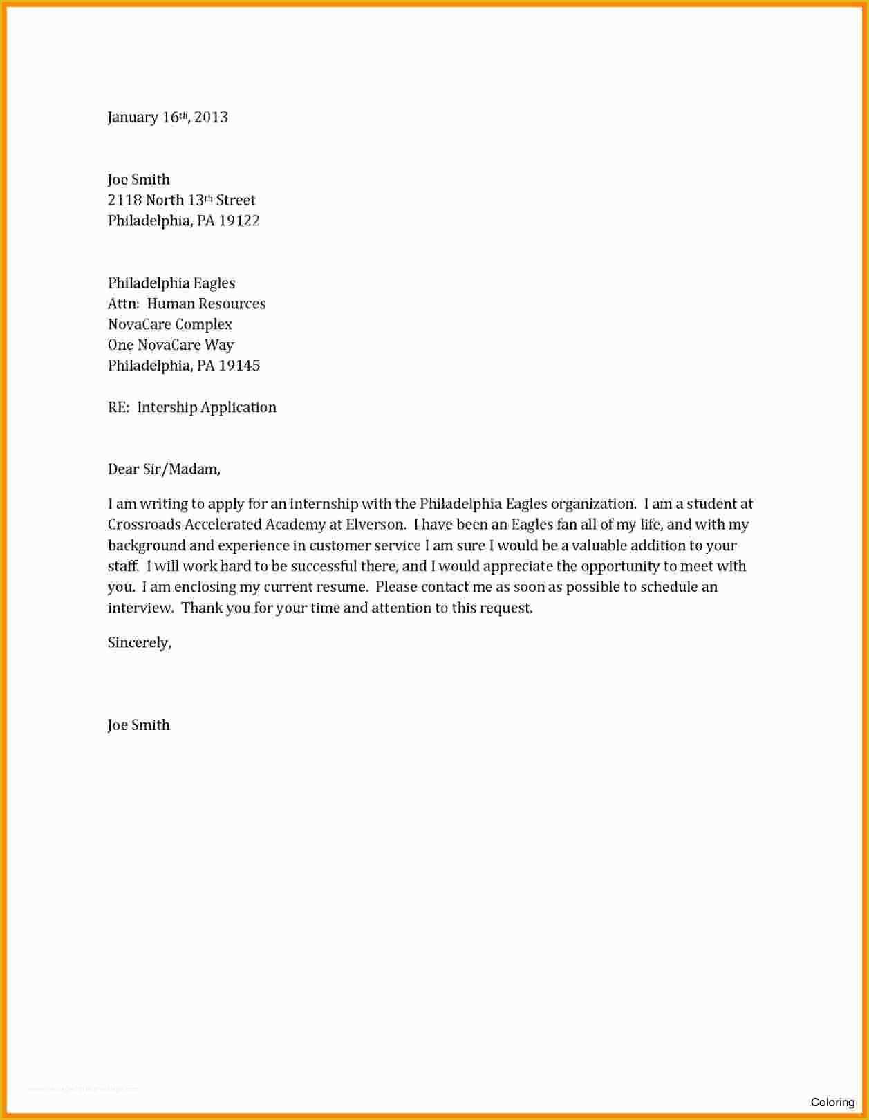 Free Resume Cover Letter Template Of 12 Cv Letter Sample Pdf