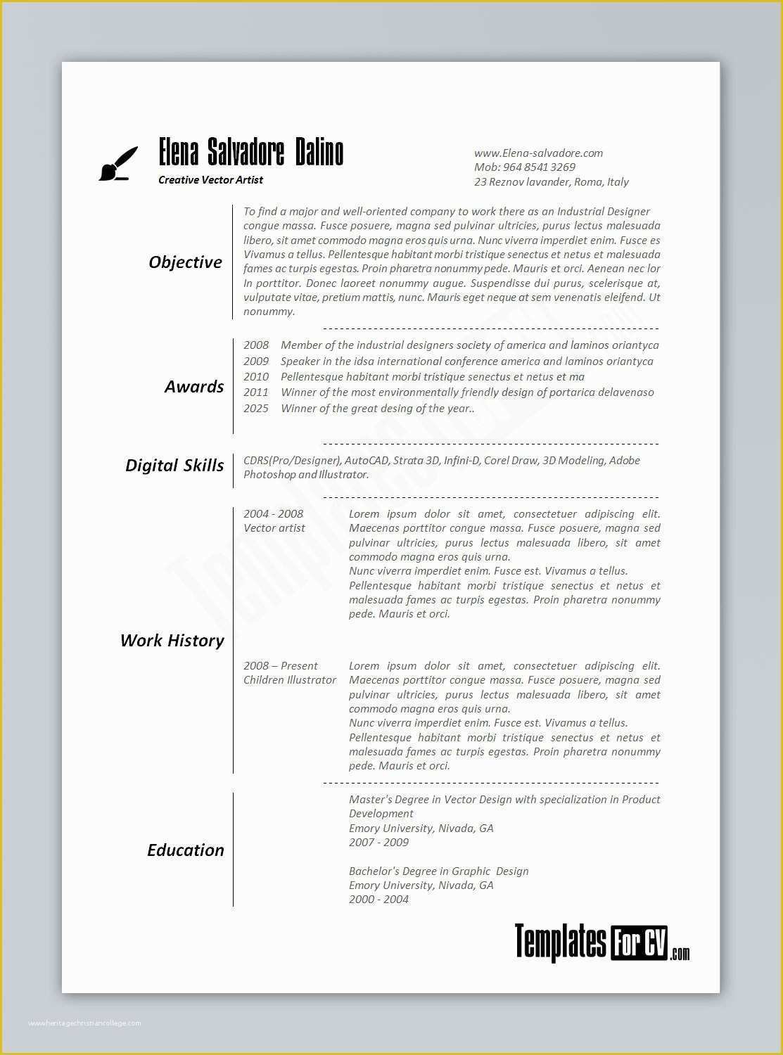 Free Resume Letter Templates Of Cv Template Uk Word Doc Templates Resume Examples