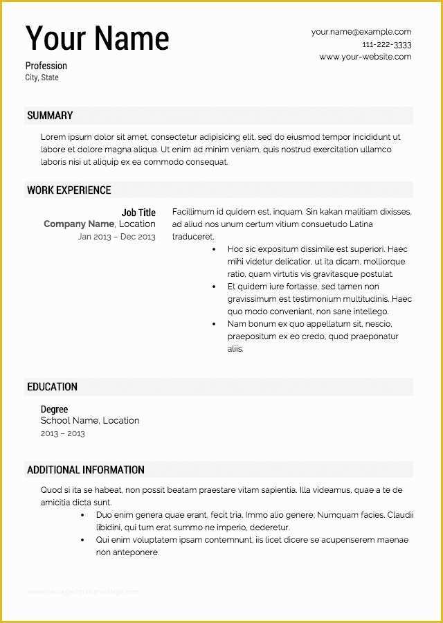 Free Resume Letter Templates Of Resume Builder Template Beepmunk