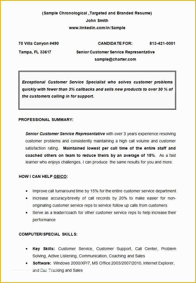 Free Resume Outline Template Of Chronological Resume Template 23 Free Samples Examples