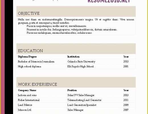 Free Resume Outline Template Of Resume 2016 Download Resume Templates In Word