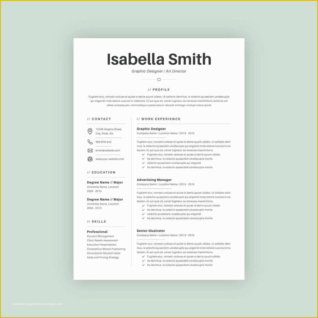 47 Free Resume Template Download