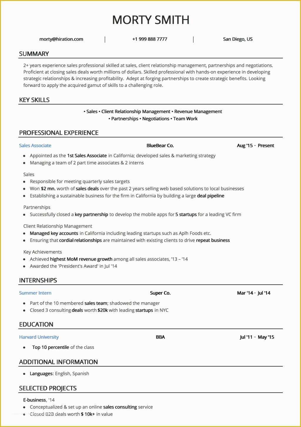 Free Resume Template Download Of Resume and Template 53 Extraordinary Resume Free Template