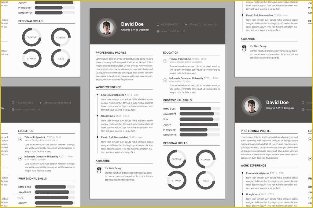 Free Resume Template Psd Of Free Elegant Resume Cv Design Template Psd File Good