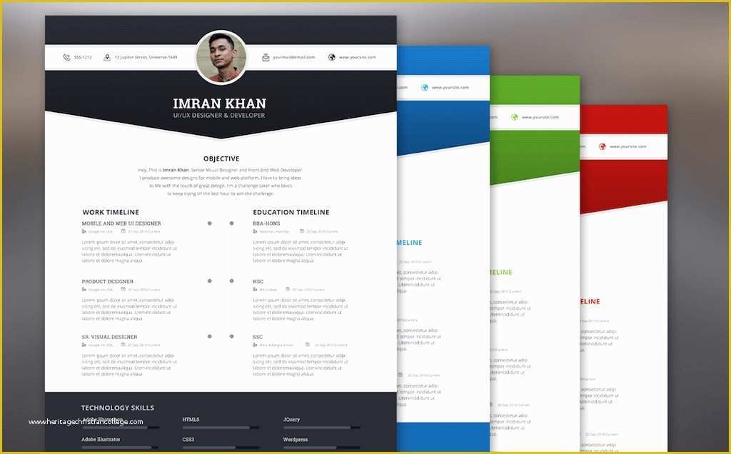 Free Resume Template Psd Of Shop Resume Template