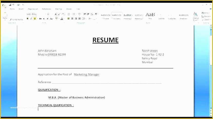 Free Resume Template with Photo Insert Of Free Resume Template with Insert Word Templates