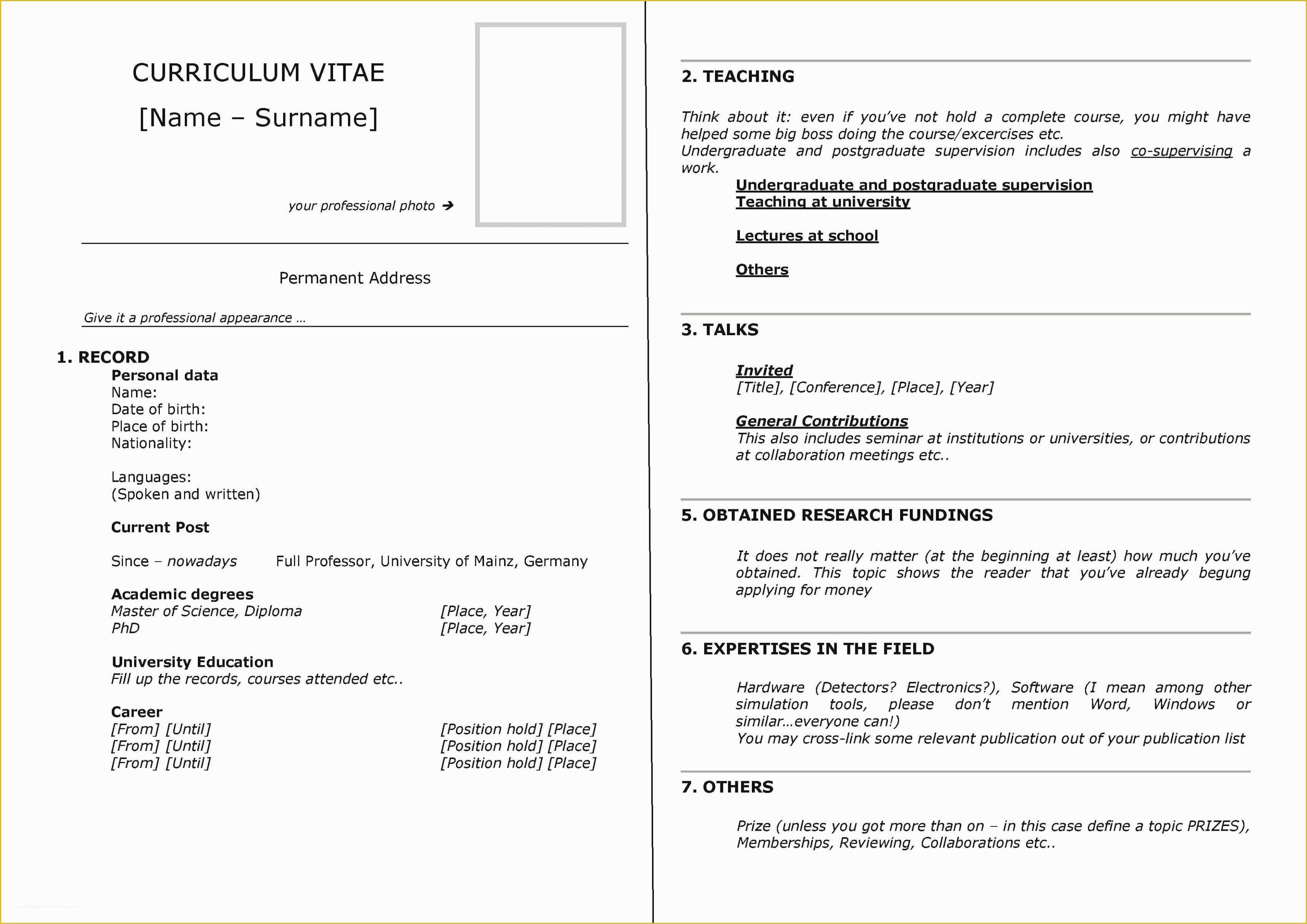 Free Resume Template with Photo Insert Of Ten top Risks Free Resume Template