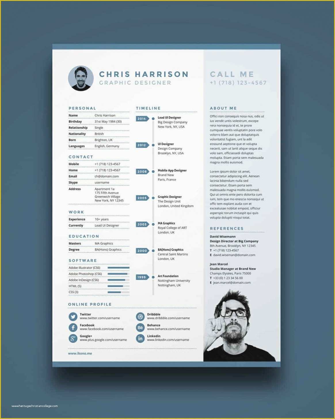 Free Resume Template with Photo Insert Of Ten top Risks Free Resume Template