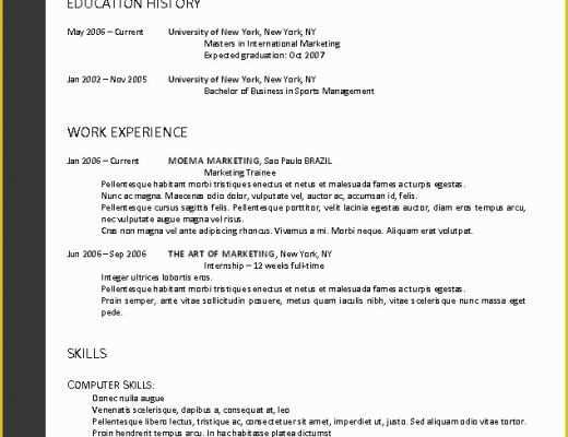 Free Resume Templates 2017 Of Free Resume Templates 2017