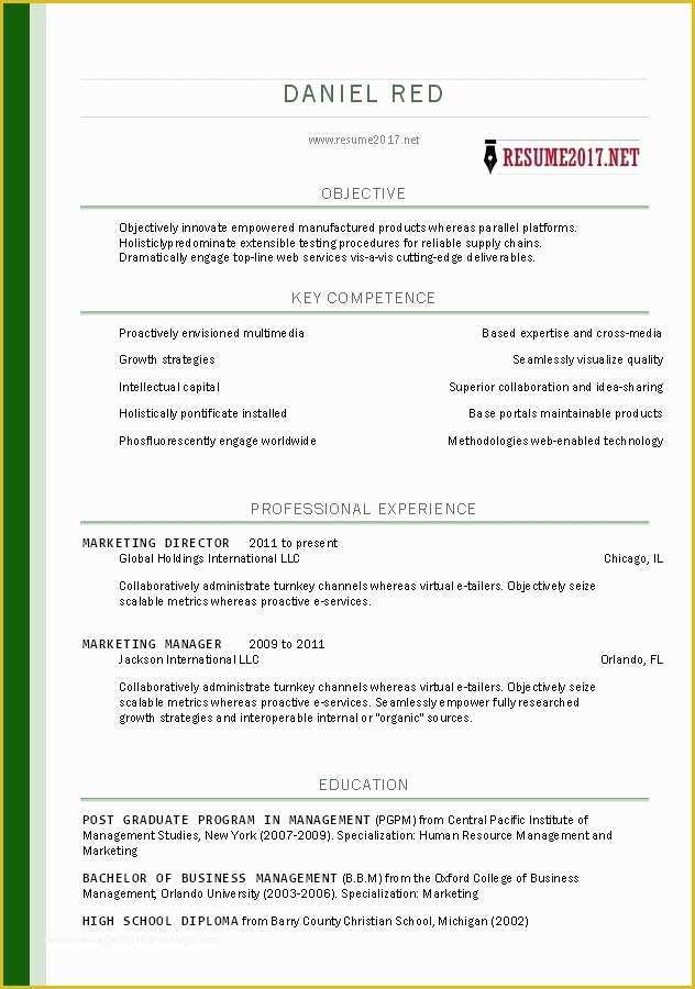 Free Resume Templates 2018 Of Basic Resume Template Free 2018