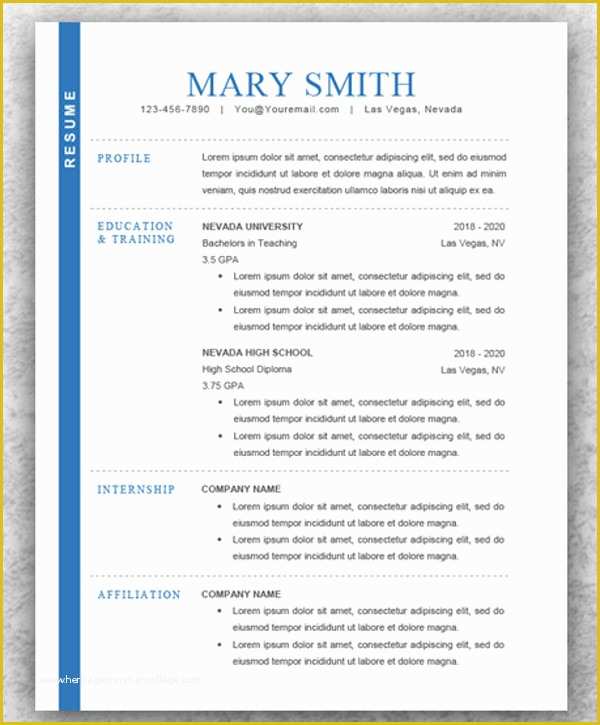 Free Resume Templates 2018 Of Modern Resume Template 2018 Templates Data