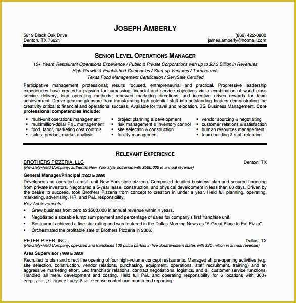 Free Resume Templates Download Pdf Of 15 Manager Resume Templates Doc Pdf